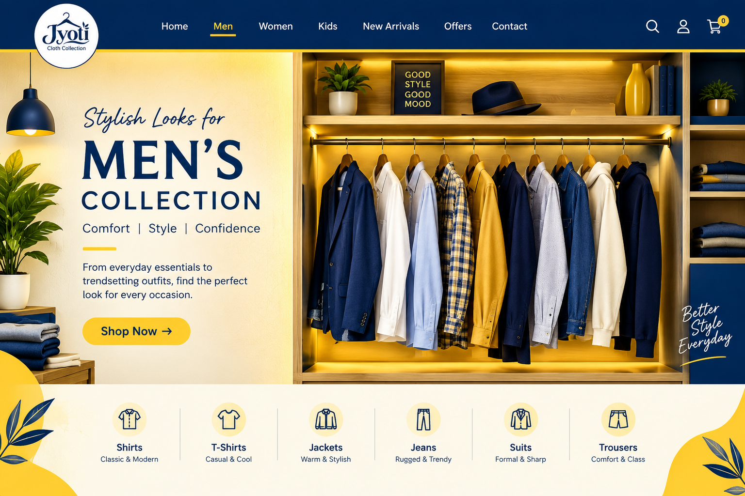 Men’s Style Collection Hero Banner